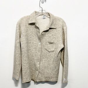 Vetements Sport-Luxe Wool Button Down